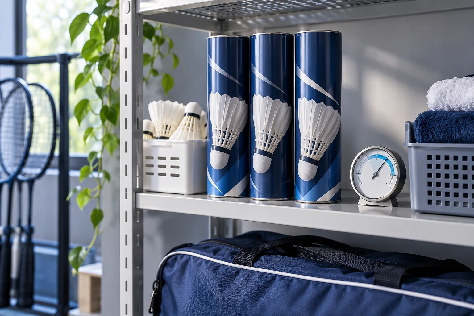 Badminton shuttlecock proper storage temperature and humidity control