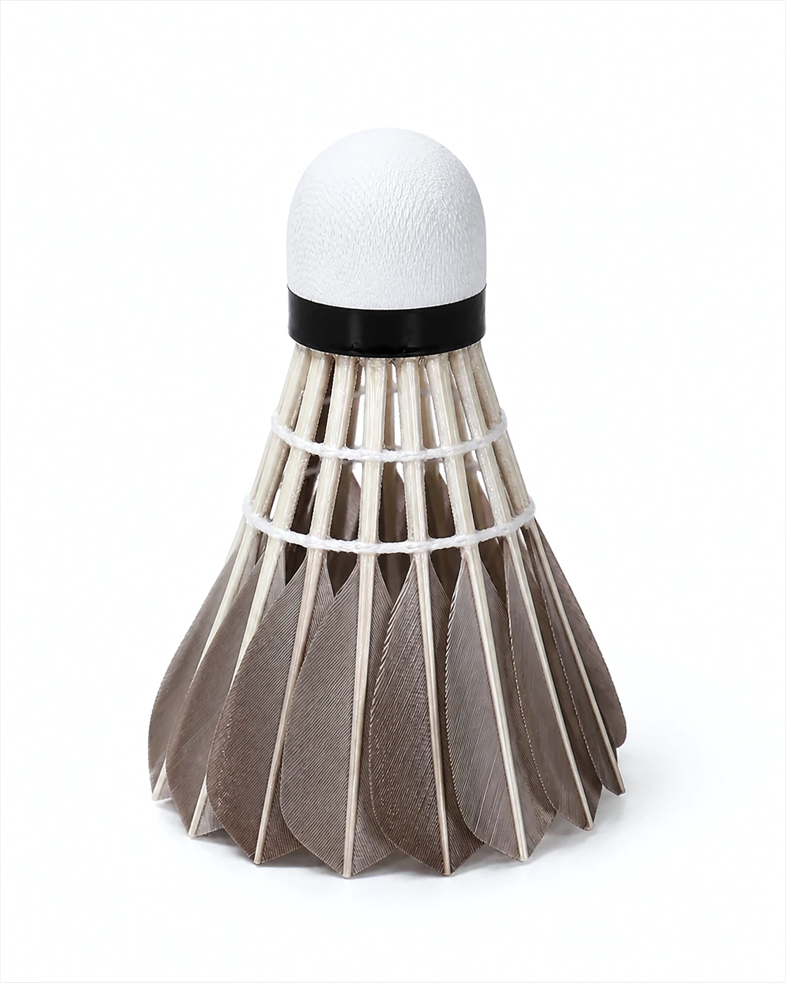 Single Shuttlecock Front View - Badminton Shuttlecock OEM